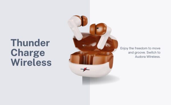 Thunder Charge Wireless TWS Earbuds – Fast Charging. Deep Bass. True Freedom