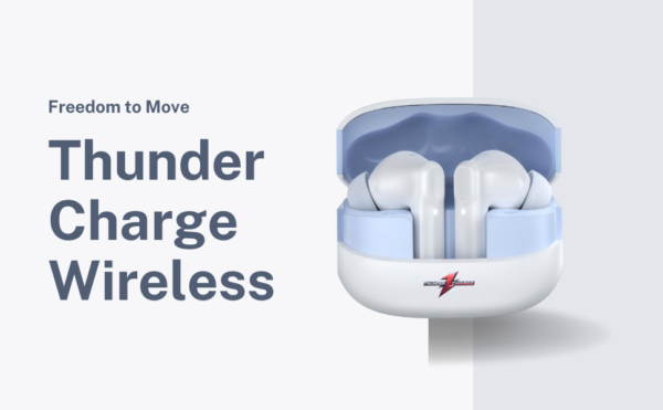 Thunder Charge Wireless TWS Earbuds – Fast Charging. Deep Bass. True Freedom