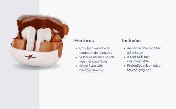 Thunder Charge Wireless TWS Earbuds – Fast Charging. Deep Bass. True Freedom