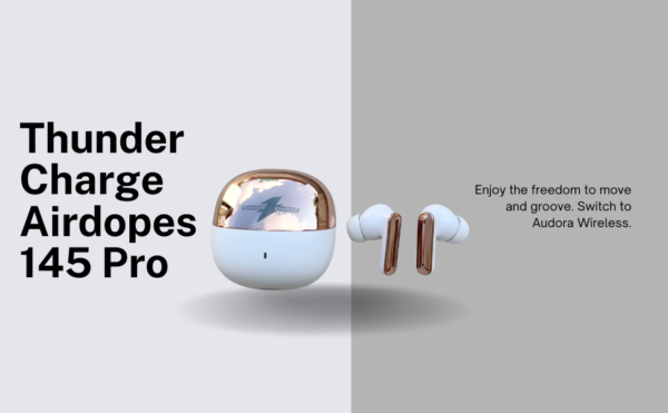 Airdopes 145 Pro By Thunder charge White - Image 7
